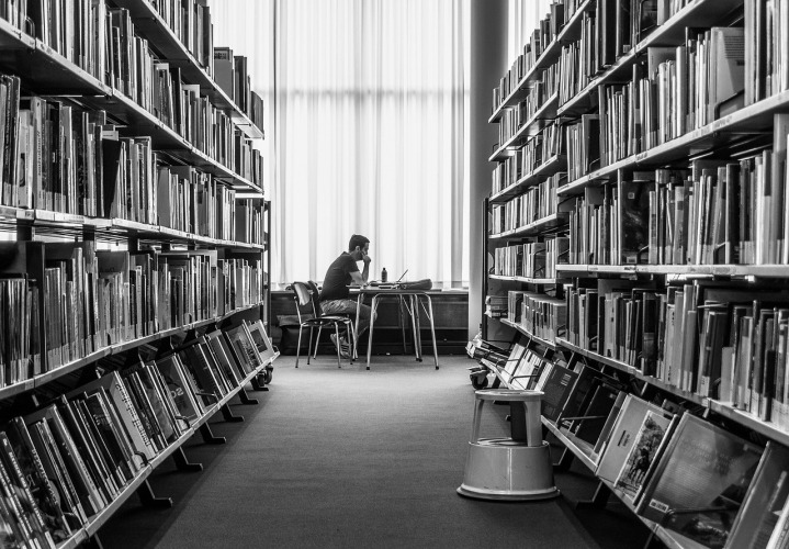 Students studying CBC